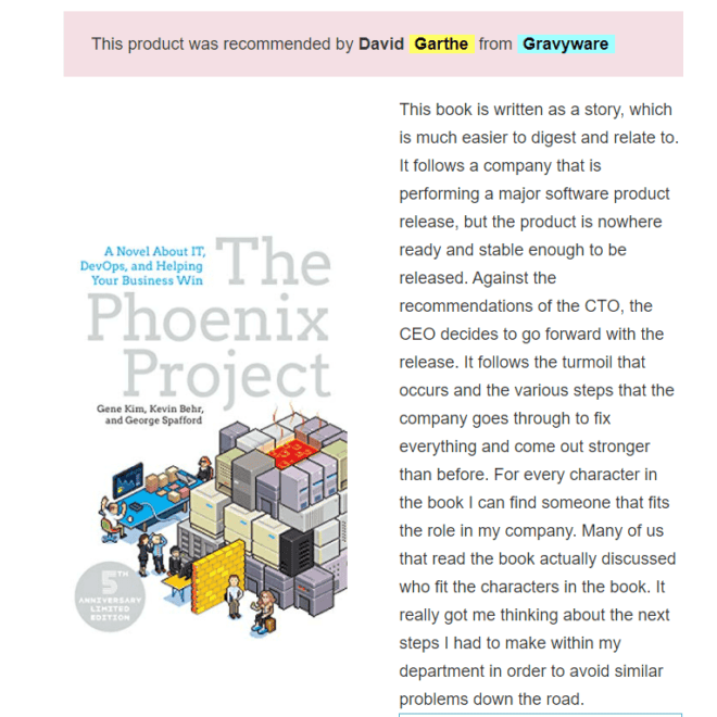 Welp Magazine Liked My Recommendation