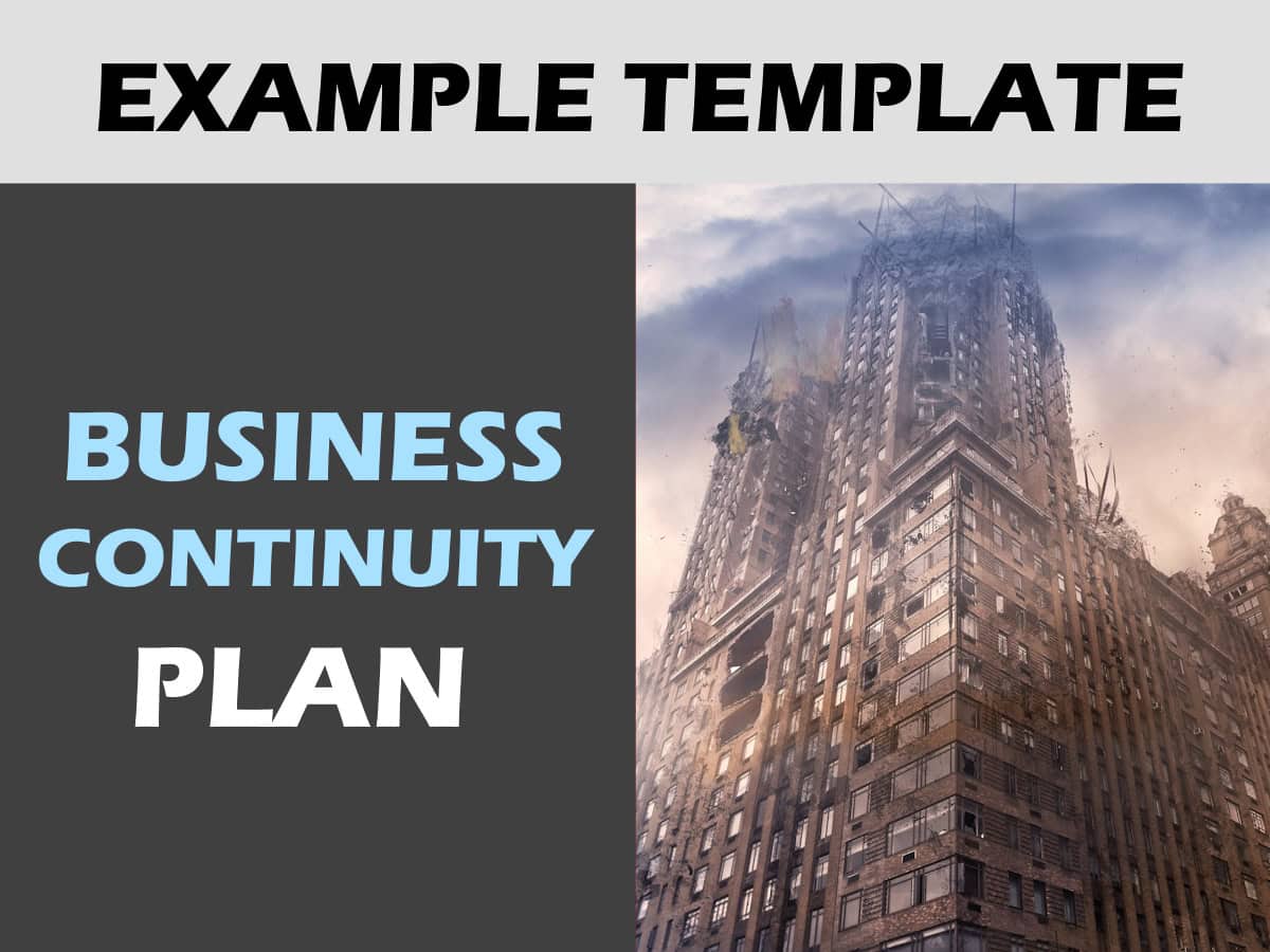 business continuity plan example template